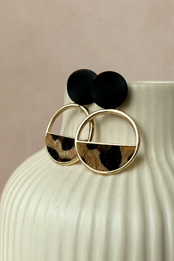 KOLCZYKI PANTHER GLASS